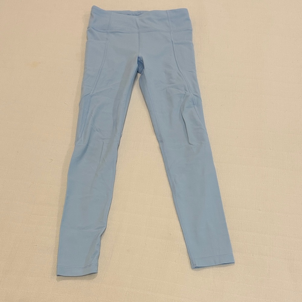 Athleta Kids Light Blue Leggings